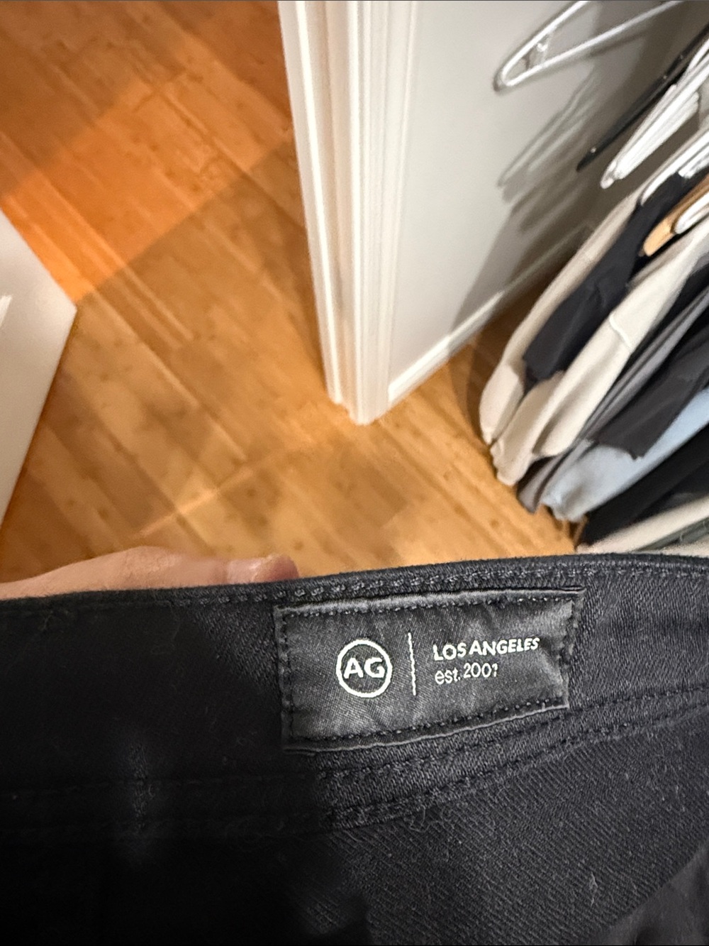 AG Adriano Goldschmied Slim Black Men's Jeans
